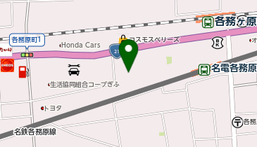 ニトリ各務原店の地図画像