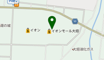 未来屋書店大垣店の地図画像