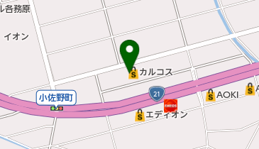 (株)カルコス各務原店の地図画像
