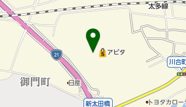 くまざわ書店美濃加茂店の地図画像