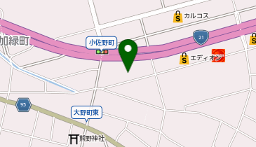 ブックオフPLUS各務原インター店の地図画像