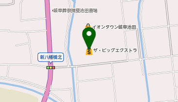 ザ・ビッグエクストラ岐阜池田店の地図画像