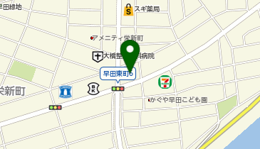 ザ・ビッグエクスプレス岐阜早田店の地図画像