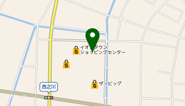 ダイソーイオン輪之内店の地図画像