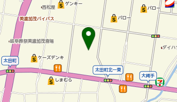 ダイソー岐阜美濃加茂店の地図画像