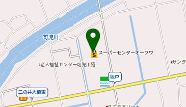 ダイソースーパーセンターオークワ可児坂戸店の地図画像
