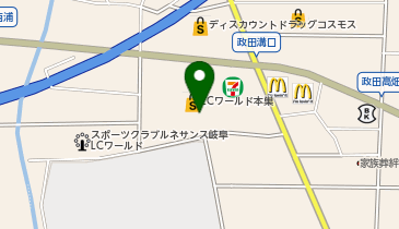 ワークマンシューズ本巣真正店の地図画像