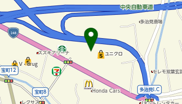 au Style多治見インターの地図画像