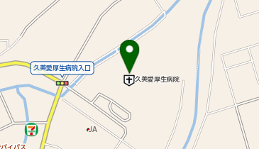 久美愛厚生病院売店の地図画像