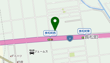 岐阜トヨタ自動車長松店の地図画像