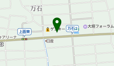 岐阜トヨタ自動車大垣店の地図画像