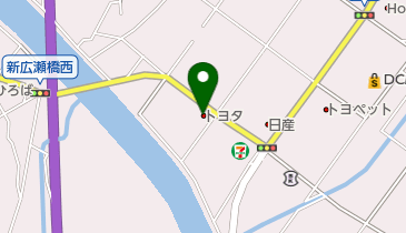 岐阜トヨタ自動車可児店の地図画像