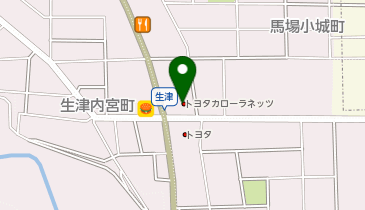 トヨタカローラネッツ岐阜ネッツ穂積店の地図画像