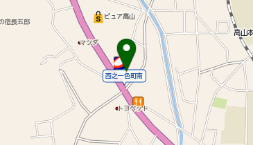 トヨタカローラネッツ岐阜ネッツ高山店の地図画像