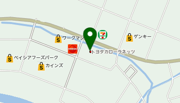 トヨタカローラネッツ岐阜ネッツ関店の地図画像