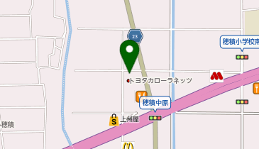 トヨタカローラネッツ岐阜カローラ穂積店の地図画像