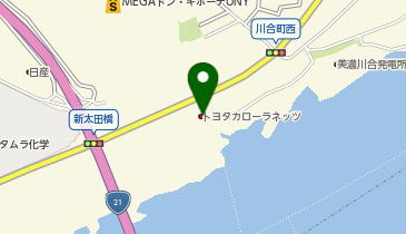 トヨタカローラネッツ岐阜カローラ美濃加茂店の地図画像
