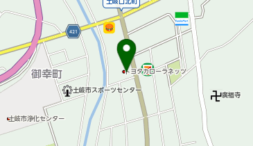 トヨタカローラネッツ岐阜カローラ土岐店の地図画像