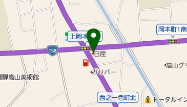 岐阜日産高山店の地図画像