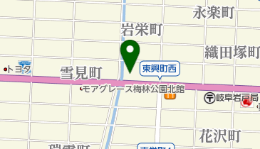 岐阜日産法人営業室の地図画像