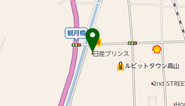 日産プリンス飛騨本社の地図画像