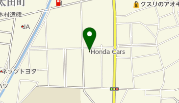 Honda Cars岐阜西美濃加茂新池店の地図画像
