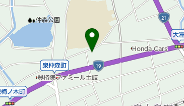 東海ふそう東濃サービスセンターの地図画像