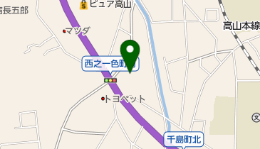 岐阜ダイハツ販売ダイハツショップ高山ダイハツの地図画像