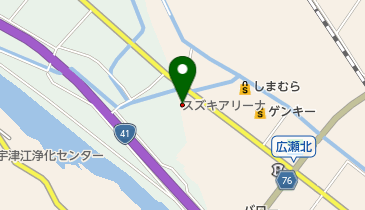 スズキアリーナ国府の地図画像