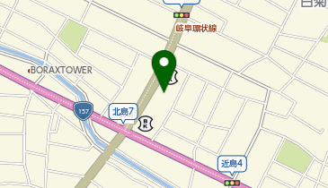 ガリバーLIBERALA岐阜の地図画像