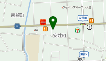 レッドバロン大垣の地図画像