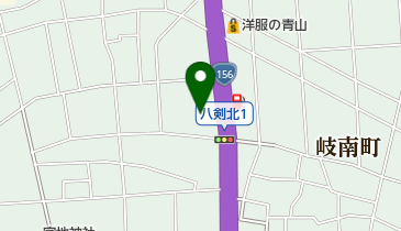 フォルクスワーゲン岐阜南の地図画像