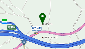 岐阜トヨペット恵那店の地図画像