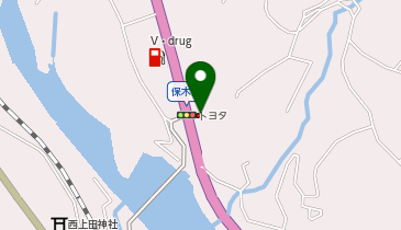 岐阜トヨタ自動車下呂店の地図画像