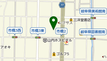 Honda Cars岐阜U-Select岐阜県庁前の地図画像