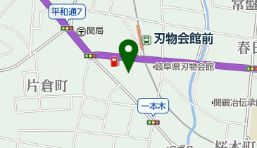 岐阜ダイハツ販売ダイハツショップ関ダイハツの地図画像