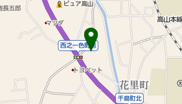 岐阜ダイハツ販売ダイハツショップ高山ダイハツの地図画像