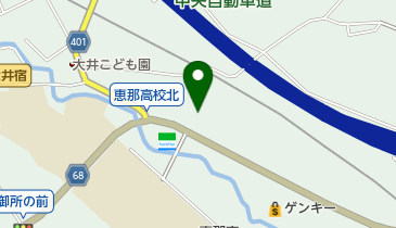 岐阜ダイハツ販売ダイハツショップ恵那ダイハツの地図画像