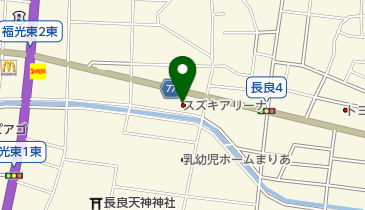 岐阜スズキ販売スズキアリーナ長良の地図画像