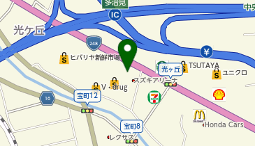 岐阜スズキ販売スズキアリーナ多治見の地図画像