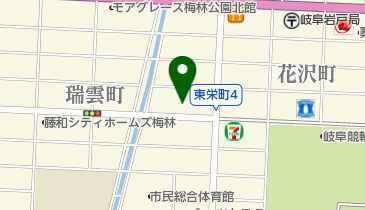 スズキアリーナ丸栄岐阜の地図画像
