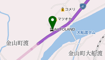 AUTOLAND金山の地図画像