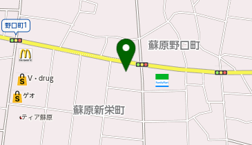 (有)前川自動車の地図画像