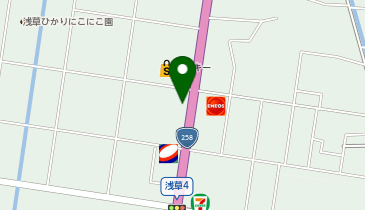 内外自動車大垣インター店の地図画像