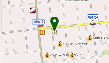 マクドナルドイオンタウン各務原店の地図画像