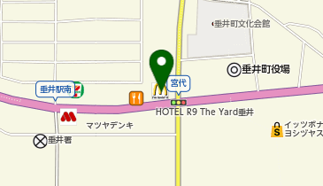 マクドナルド21号垂井店の地図画像