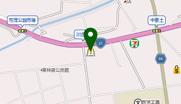 マクドナルド21号可児店の地図画像