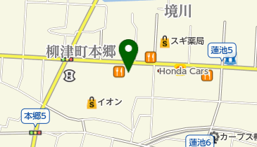 お好み焼本舗柳津店の地図画像