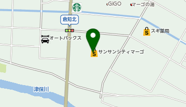 牛角焼肉食堂関マーゴ店の地図画像