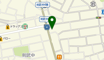 焼きたてのかるび岐阜則武店の地図画像